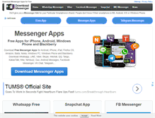 Tablet Screenshot of messengerapp.org